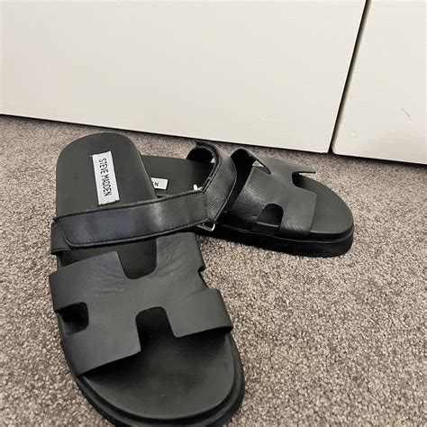 steve madden fake hermes|Steve Madden mayven sandals.